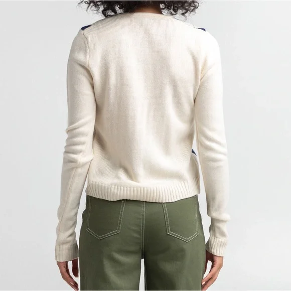 Womens Argyle Cardigan - Picture 10 of 11